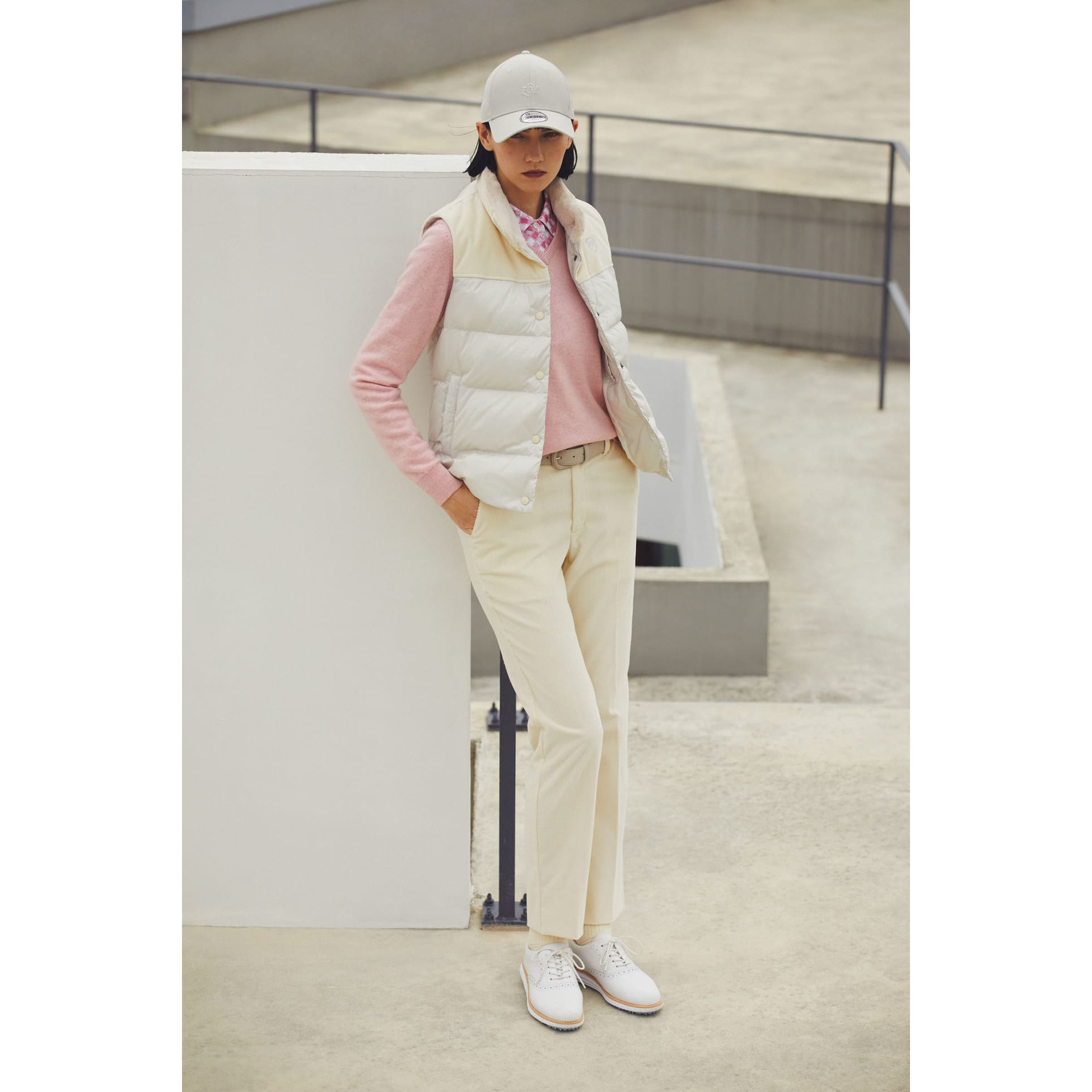 WOMEN Premium CASHMERE 長袖セーター フォググレー