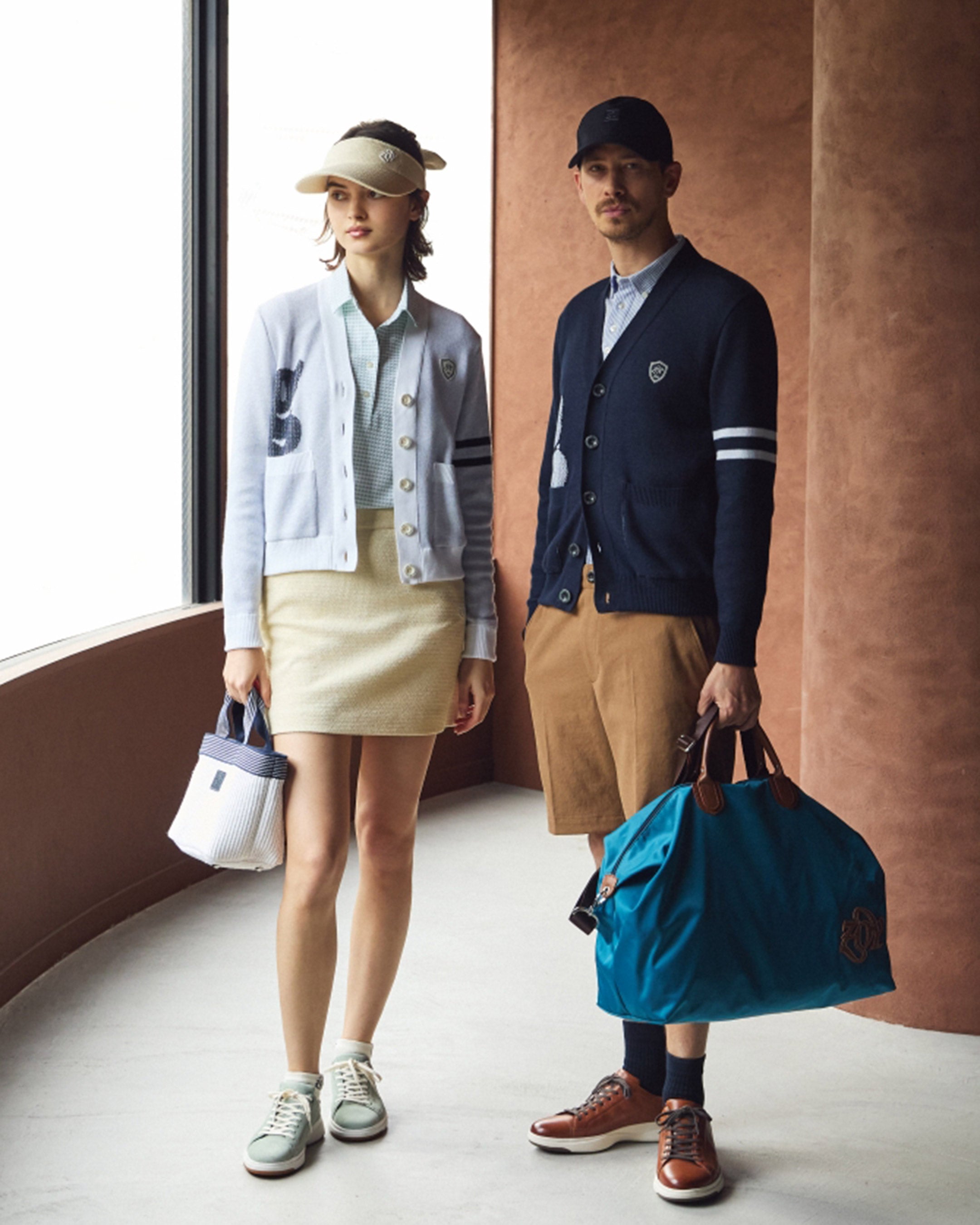 UNISEX ナイロンボストンバッグ ブルー