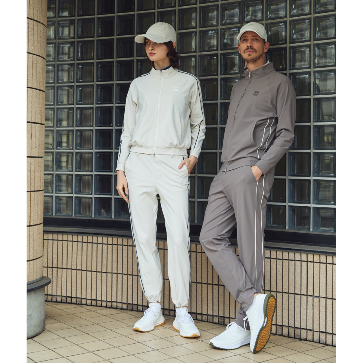 MEN センシティブパワーストレッチジャージー ロングパンツ ネイビー